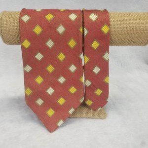 Ermenegildo Zegna Men's Tie Vintage Geometric